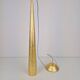 Conical Gold Line Pendant Lamp from Panzeri, Italy, 1990s