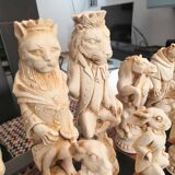 Reynard the Fox Leather Chessboard