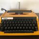 Machine à écrire Brother Deluxe800 vintage 70 + ruban NEUF