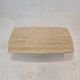 Italian coffee table in travertine, 1980s