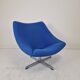 Artifort Oyster Lounge Chair With Cross Base by Pierre Paulin, 1960's