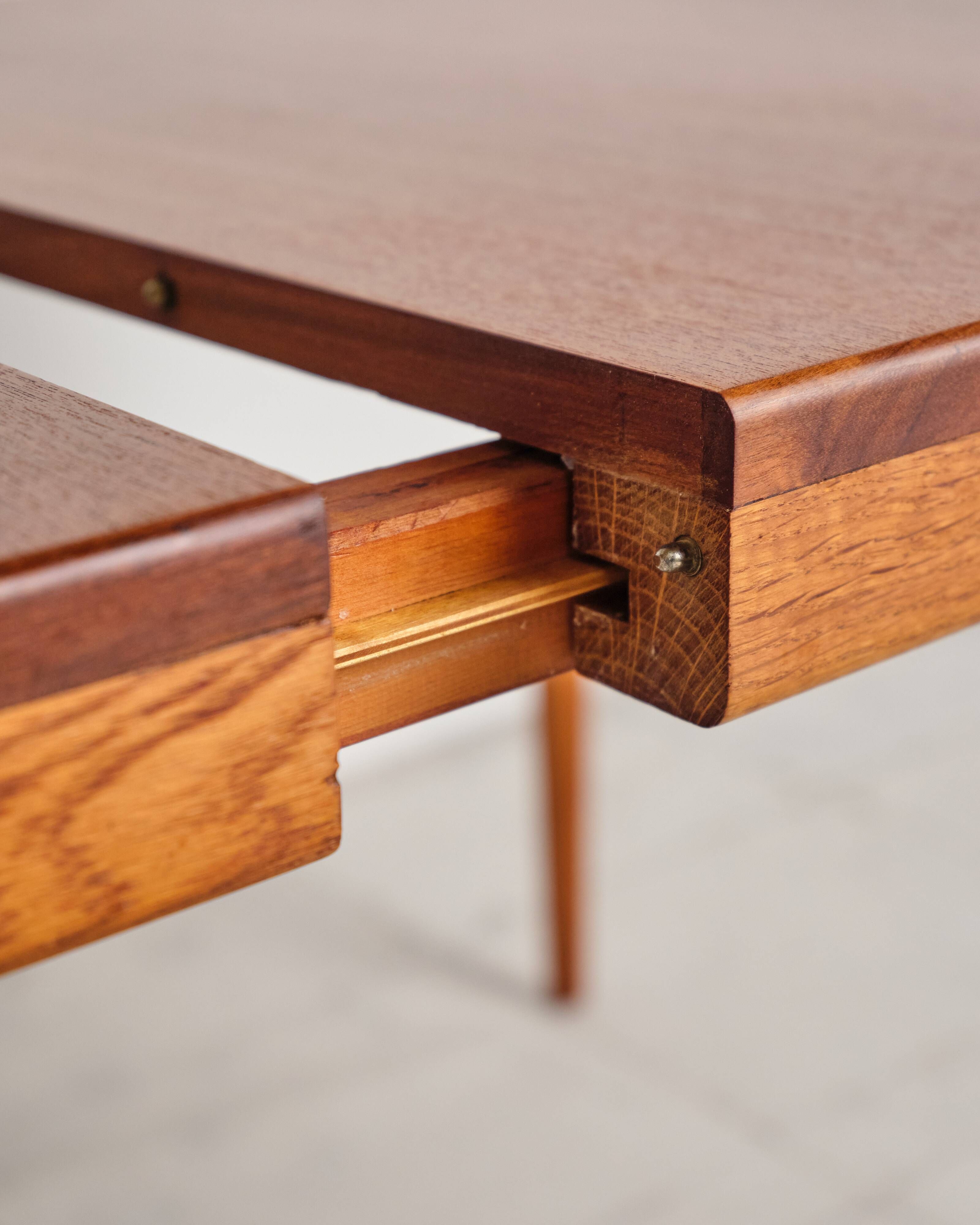 Table extensible en teck par Hartmut Lohmeyer pour Wilkhahn
