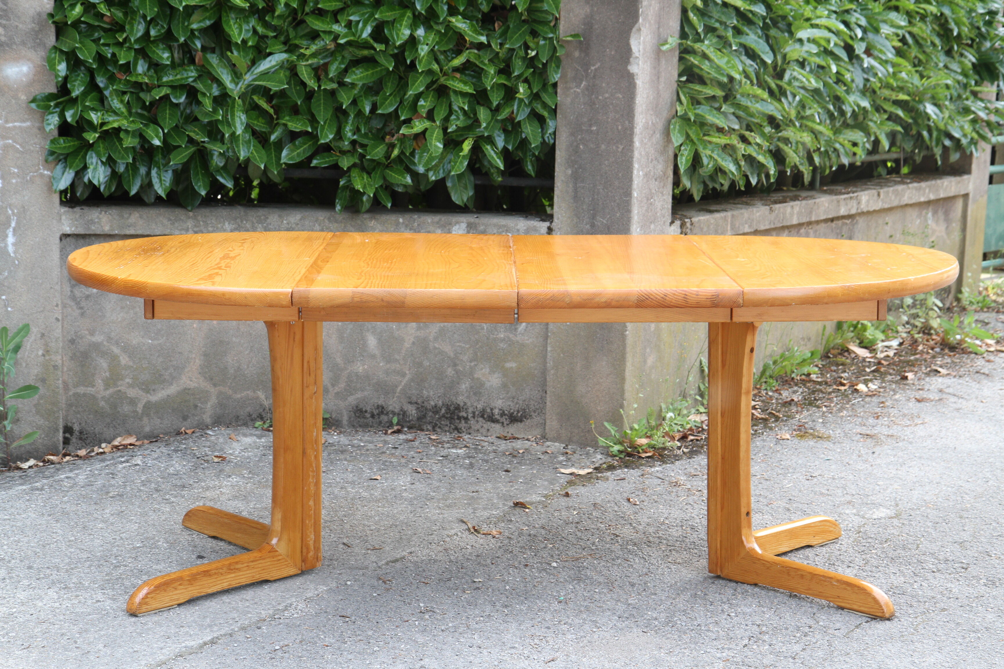 200cm pine expandable dining table