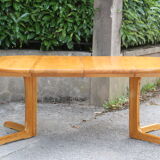 200cm pine expandable dining table