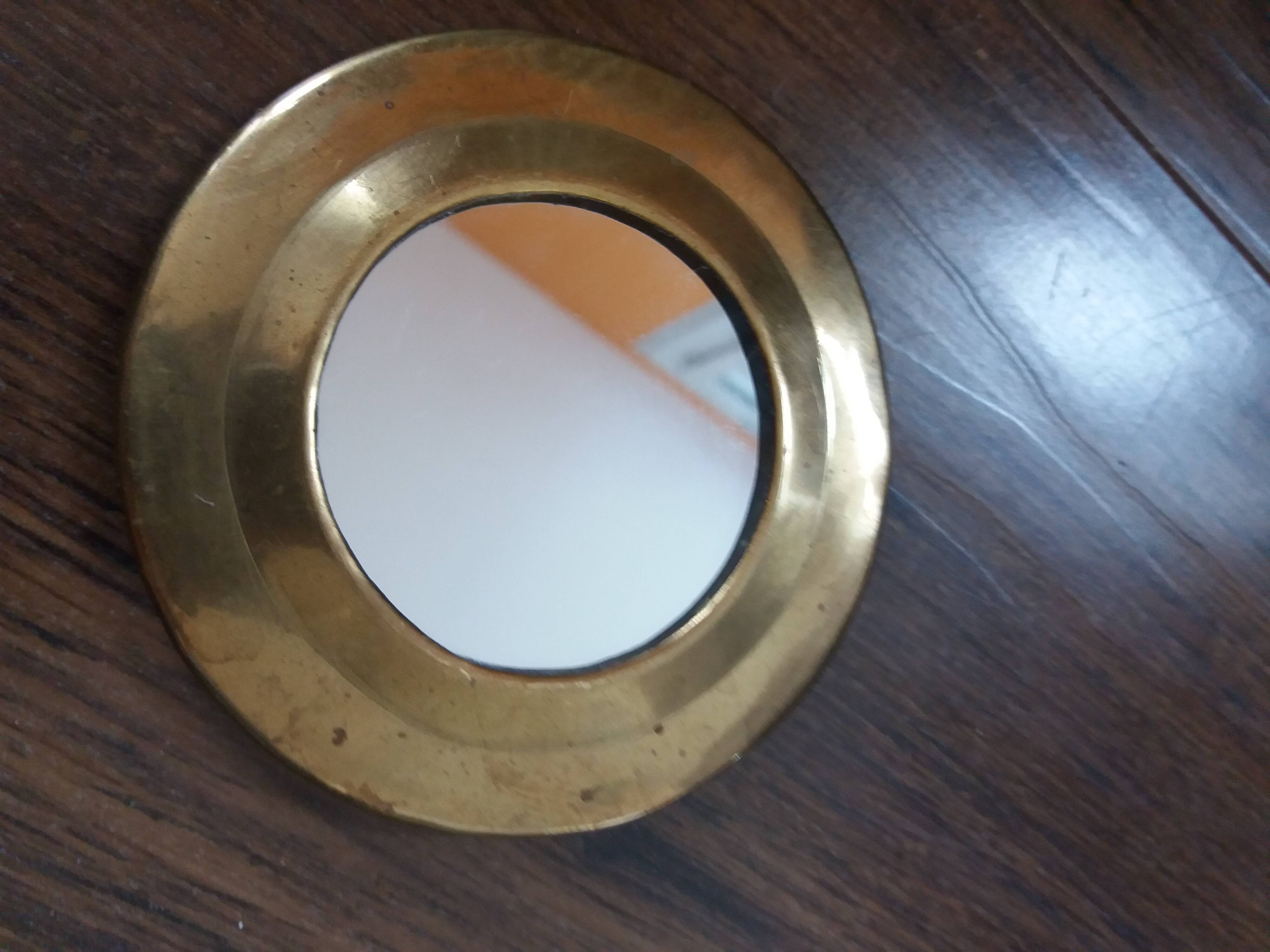 Moroccan brass mirror, set of 4