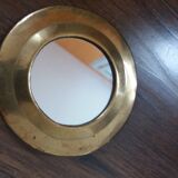 Moroccan brass mirror, set of 4