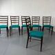 Mid-Century Modernist Danish Teak Dining Chairs 1950s, Set of 6