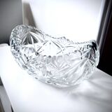 Large cut crystal planter in the Saint-Louis style.