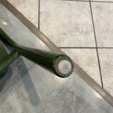 Fauteuil de salon baumann lounge vert vintage années 70