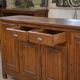 Rustic oak sideboard from the 1950s.