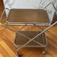 Vintage rolling dessert trolley