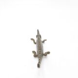 Crocodile laiton doré vintage