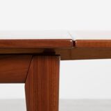 Midcentury wider Danish dining table in teak by Niels Otto Møller 1960s