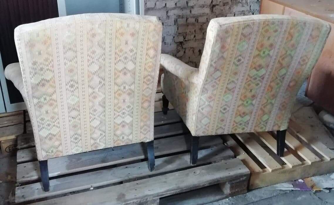 Pair of Napoleon lll armchairs