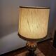 Vintage 1960s Venetian lamp – wooden base – Total height: 1.00 m