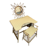 Rattan dressing table 1960