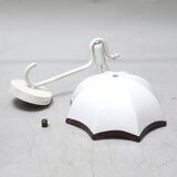 Ceramic wall lamp umbrella 70s