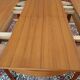 Table ronde extensible scandinave teck vintage