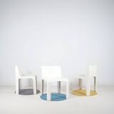 Set of 3 OZOO 600 chairs by Marc Berthier  1970s