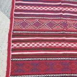 Traditional handmade red carpet   100x190cm