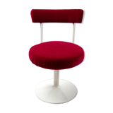 Chaise en velours des années 60
