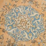 6x9 Shades Of Orange & Blue Vintage Rug, 186x289Cm