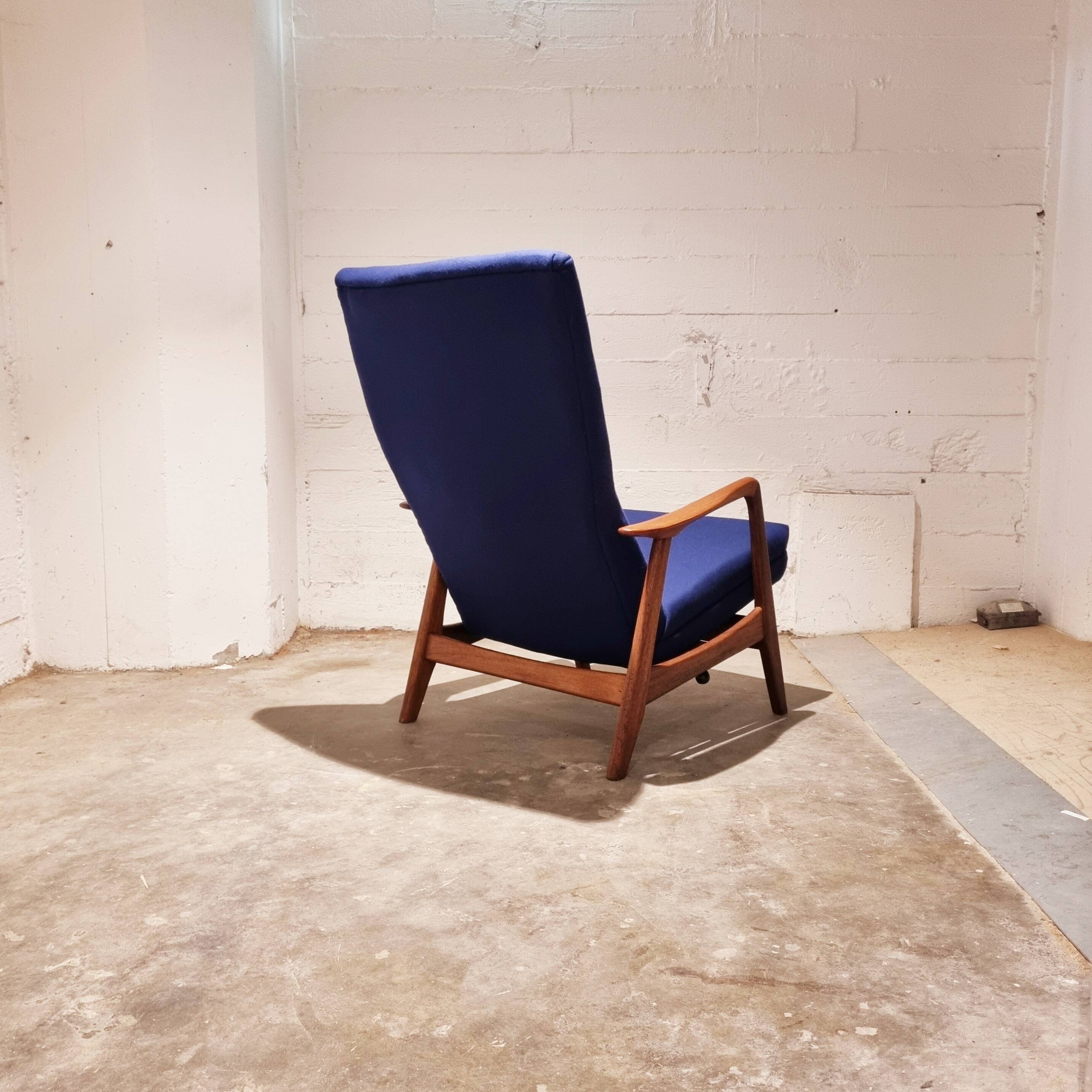 Tilting Highback Lounge Chair "Rock Siësta" by A. Relling and T. Bekken Arnestad Bruk, Norway 1957