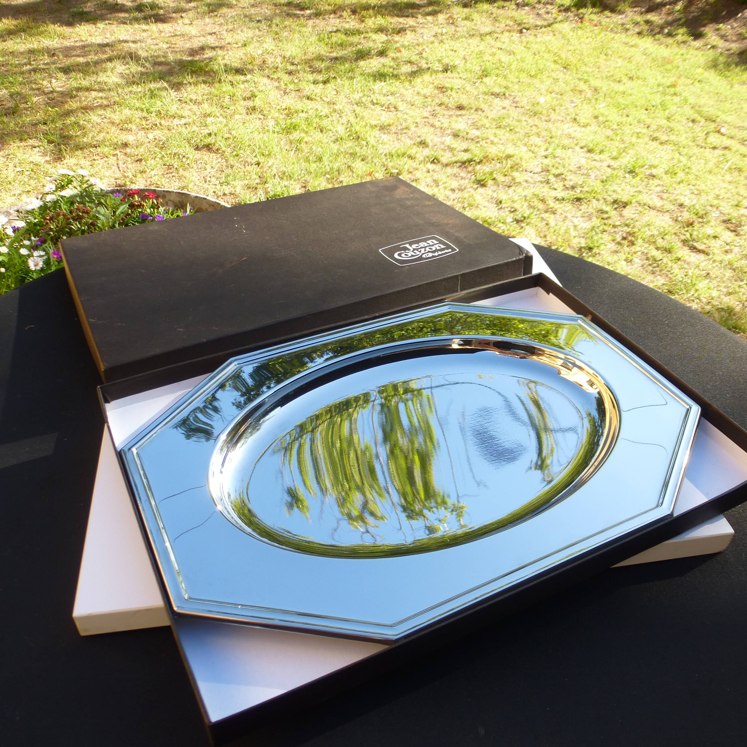 Oval plate Jean Couzon Navarre 38 cm – New in box