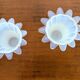 Pair of Vianne glass tealight holders