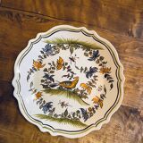 Hand painted Moustiers plate