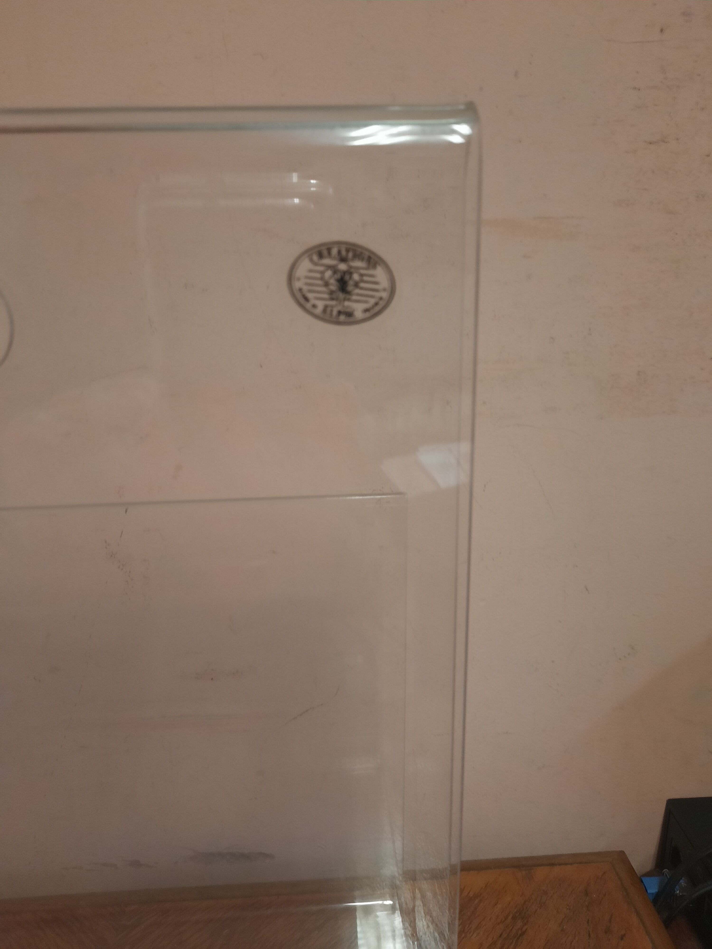 Vintage plexiglas magazine holder