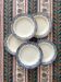 5 deep plates made of ironstone "Directoire" Salins