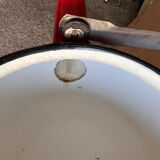 Vintage enameled kettle
