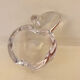Apple-shaped glass trinket tray, 1970