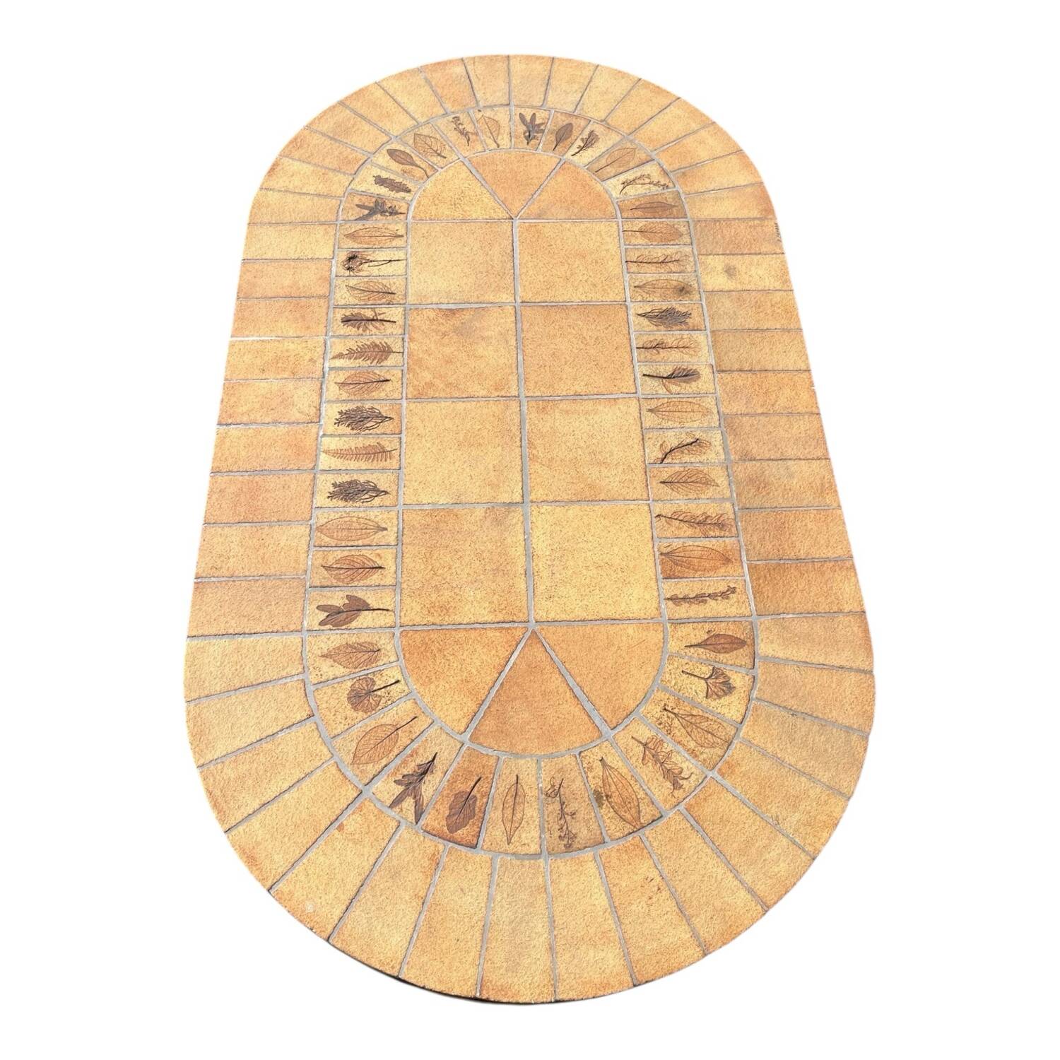 Capron oval herbarium coffee table