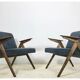 Pair of chairs bunny type 300 177, by J. Chierowski, 1960