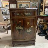 Chinese lacquered chest of drawers