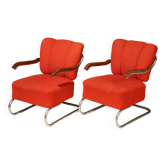 Paire de fauteuils cantilever Bauhaus | Thonet, années 1930