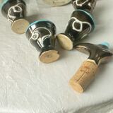 Vintage Vallauris ceramic liqueur service