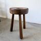 Three-legged shepherd stool oak