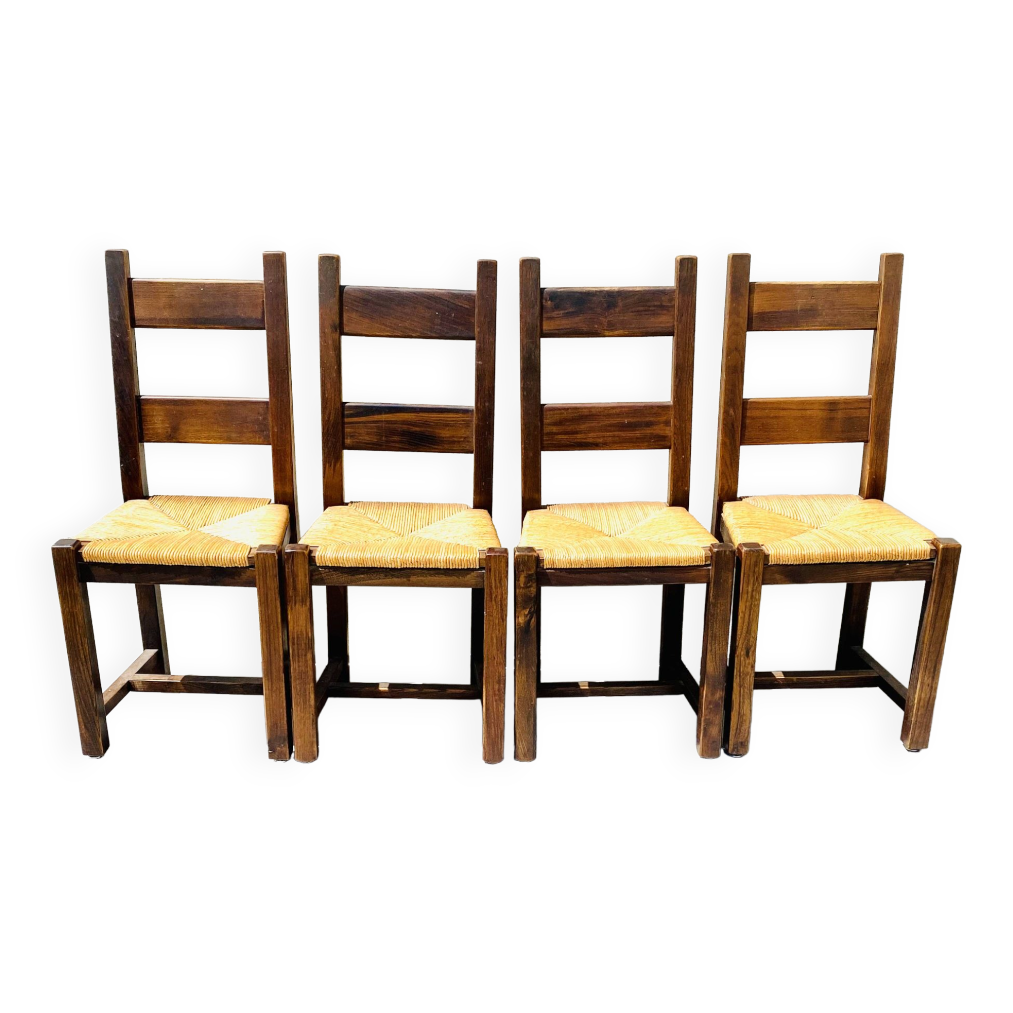 Vintage straw chairs