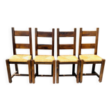 Vintage straw chairs