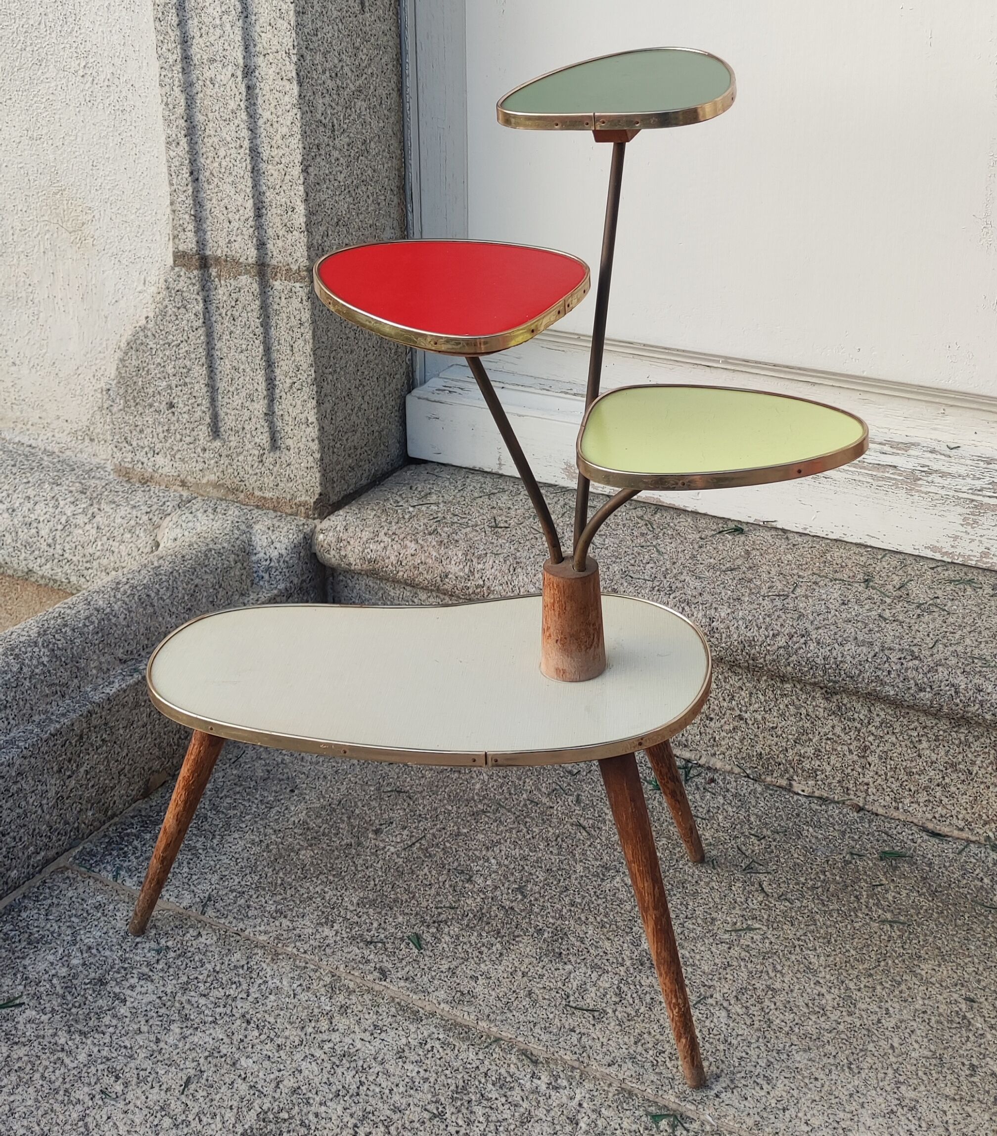 1950s tripod plant holder
