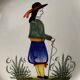 Set of 2 decorative plates Henriot Quimper France decorated by hand