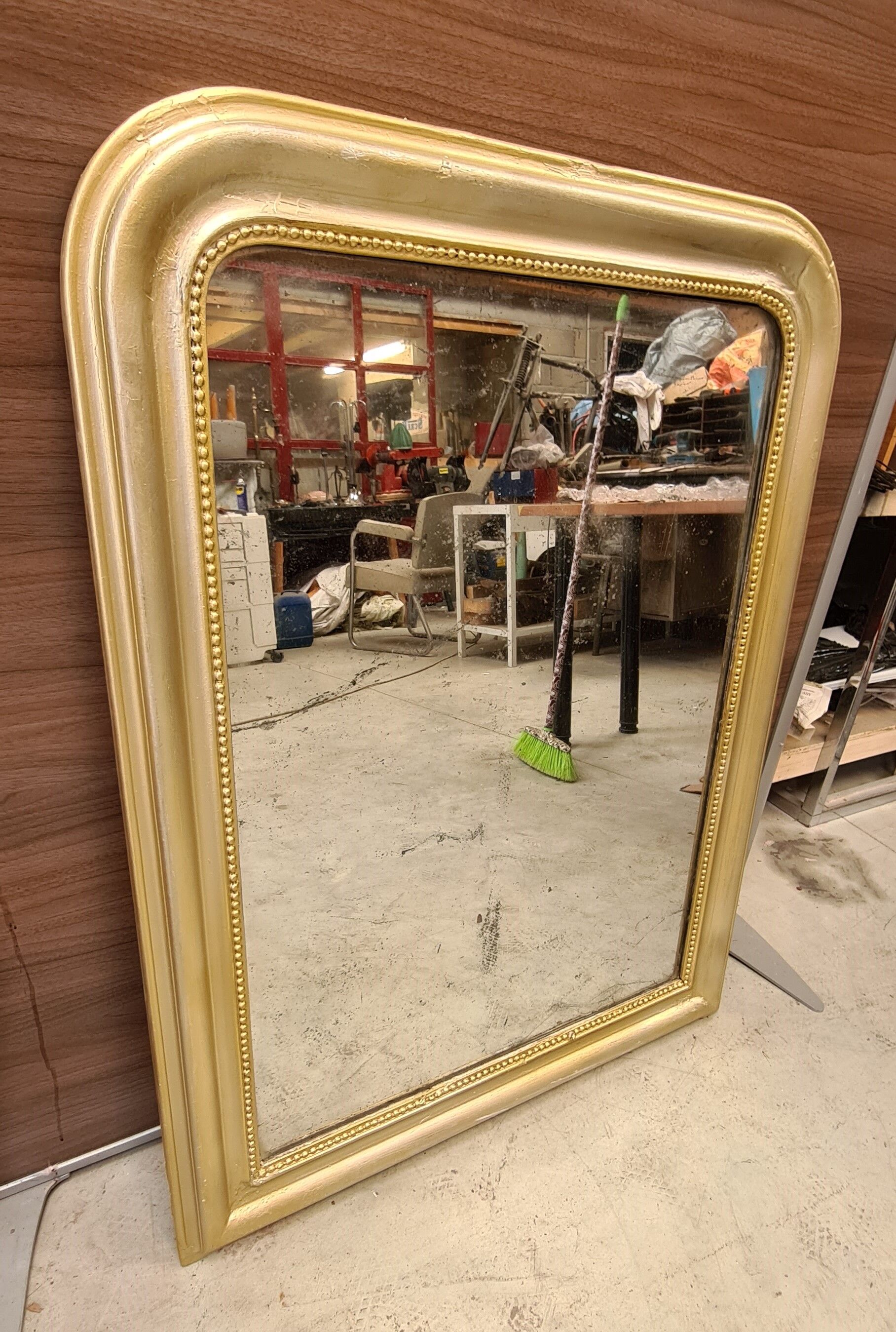 Mirror louis philippe 108x80 traces of wear of time 1900