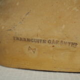 Art nouveau planter terracotta bas-reliefs