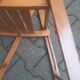 Chaise pliante vintage en bois