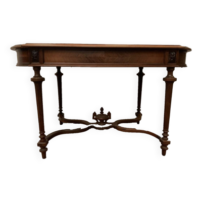 Table bureau Napoléon III en palissandre et placage XIX siècle