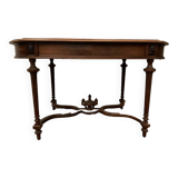 Table bureau Napoléon III en palissandre et placage XIX siècle