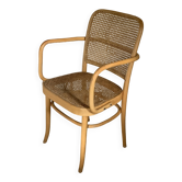 Vintage Hofmann cane armchair chair